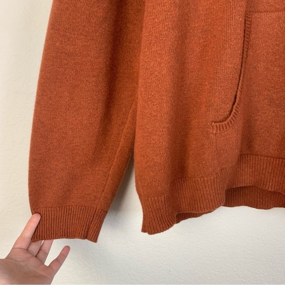Lucky brand Mens orange brown Henley hoodie XXL - Picture 2 of 9